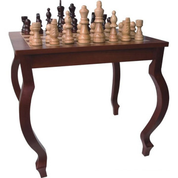 Venta caliente mesa de ajedrez al aire libre de madera